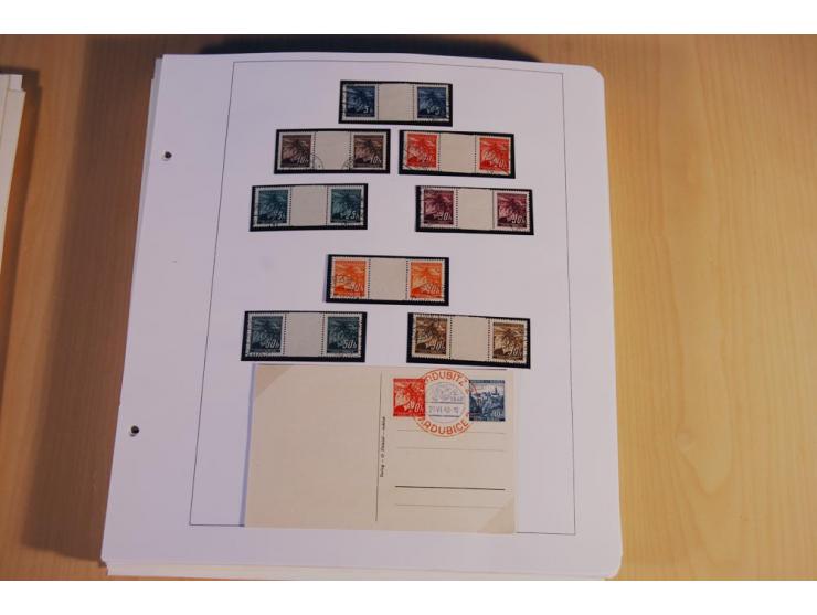1939/45, teils ungebrauchte und gestempelte, meist aber postfrische Sammlung mit einigen Besonderheiten, dabei Böhmen u. Mähr