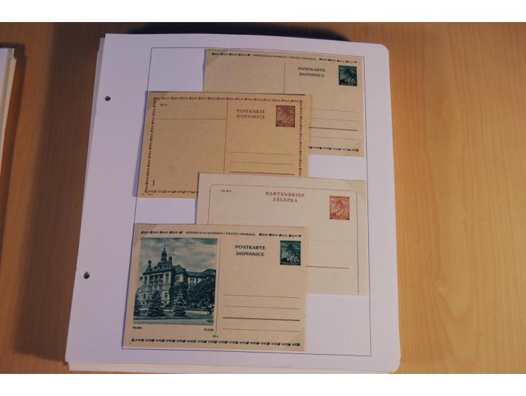 1939/45, teils ungebrauchte und gestempelte, meist aber postfrische Sammlung mit einigen Besonderheiten, dabei Böhmen u. Mähr