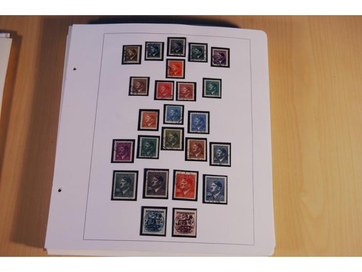 1939/45, teils ungebrauchte und gestempelte, meist aber postfrische Sammlung mit einigen Besonderheiten, dabei Böhmen u. Mähr
