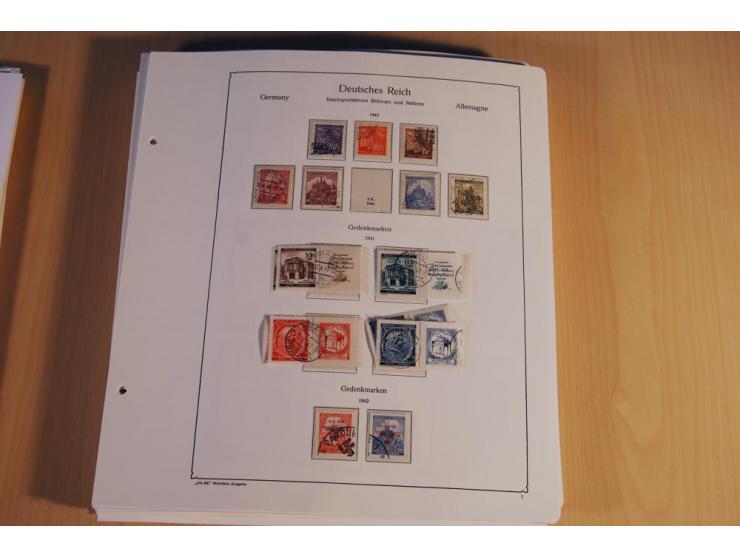 1939/45, teils ungebrauchte und gestempelte, meist aber postfrische Sammlung mit einigen Besonderheiten, dabei Böhmen u. Mähr