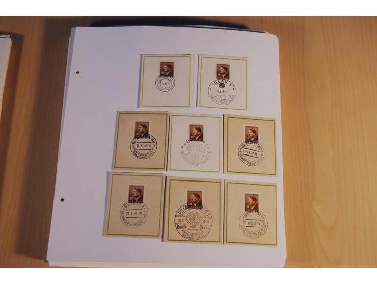1939/45, teils ungebrauchte und gestempelte, meist aber postfrische Sammlung mit einigen Besonderheiten, dabei Böhmen u. Mähr