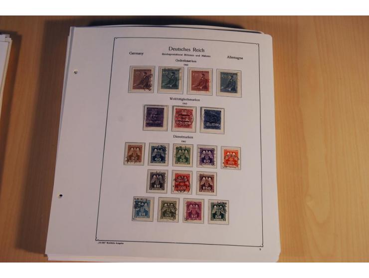 1939/45, teils ungebrauchte und gestempelte, meist aber postfrische Sammlung mit einigen Besonderheiten, dabei Böhmen u. Mähr