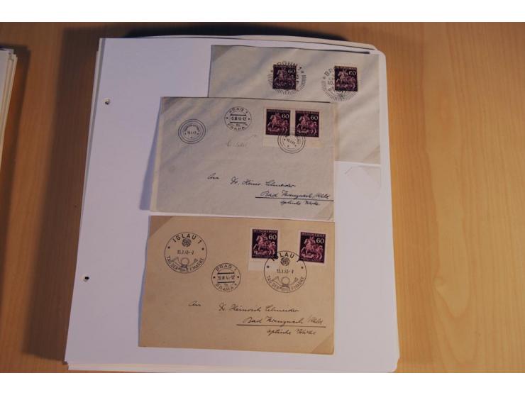 1939/45, teils ungebrauchte und gestempelte, meist aber postfrische Sammlung mit einigen Besonderheiten, dabei Böhmen u. Mähr