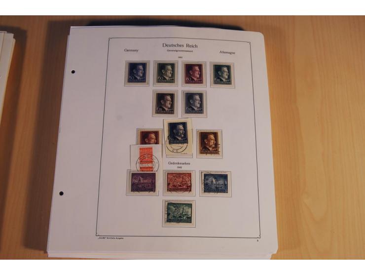 1939/45, teils ungebrauchte und gestempelte, meist aber postfrische Sammlung mit einigen Besonderheiten, dabei Böhmen u. Mähr