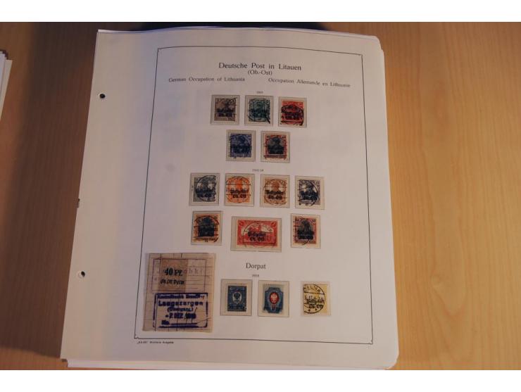 1939/45, teils ungebrauchte und gestempelte, meist aber postfrische Sammlung mit einigen Besonderheiten, dabei Böhmen u. Mähr
