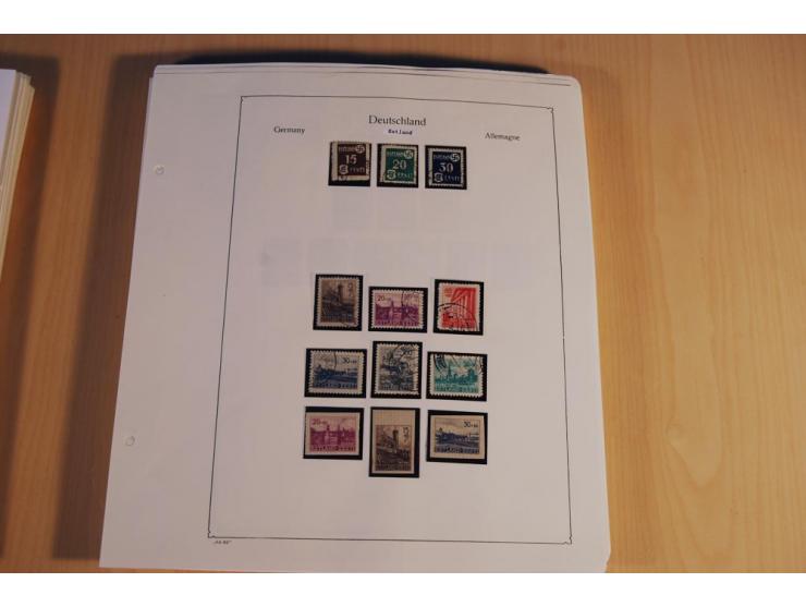 1939/45, teils ungebrauchte und gestempelte, meist aber postfrische Sammlung mit einigen Besonderheiten, dabei Böhmen u. Mähr