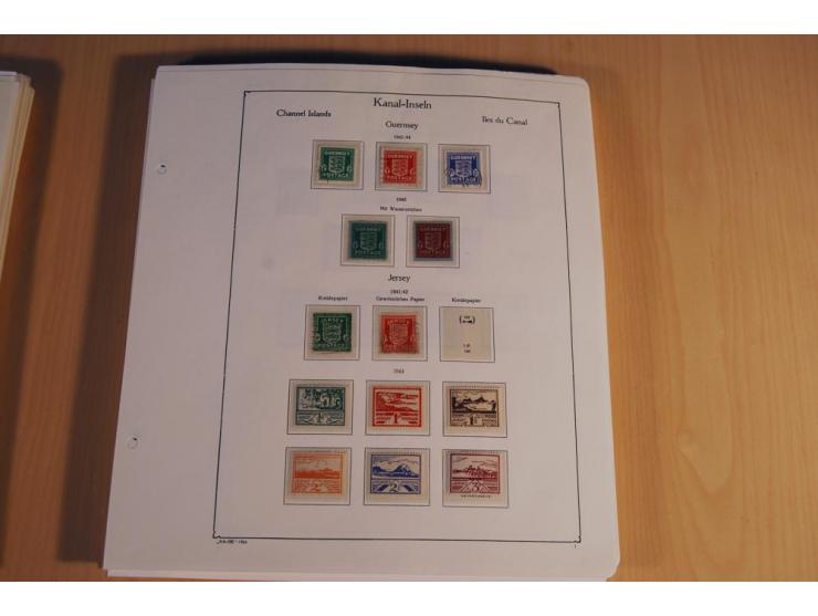 1939/45, teils ungebrauchte und gestempelte, meist aber postfrische Sammlung mit einigen Besonderheiten, dabei Böhmen u. Mähr