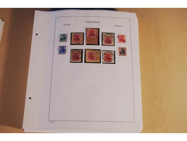 1939/45, teils ungebrauchte und gestempelte, meist aber postfrische Sammlung mit einigen Besonderheiten, dabei Böhmen u. Mähr