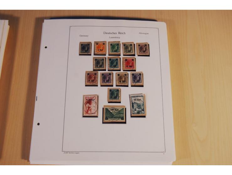 1939/45, teils ungebrauchte und gestempelte, meist aber postfrische Sammlung mit einigen Besonderheiten, dabei Böhmen u. Mähr