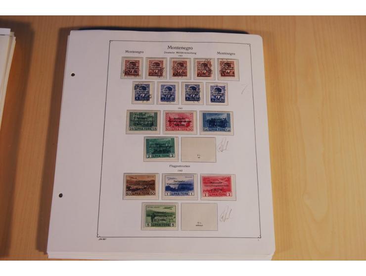1939/45, teils ungebrauchte und gestempelte, meist aber postfrische Sammlung mit einigen Besonderheiten, dabei Böhmen u. Mähr