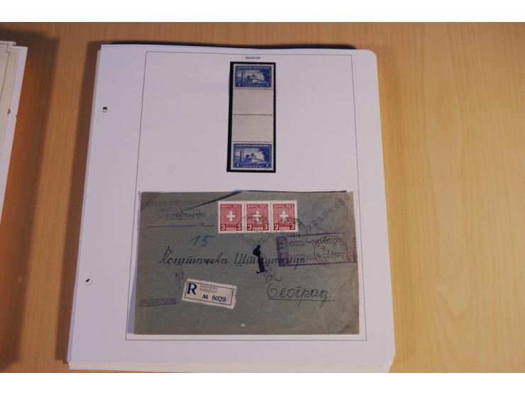1939/45, teils ungebrauchte und gestempelte, meist aber postfrische Sammlung mit einigen Besonderheiten, dabei Böhmen u. Mähr