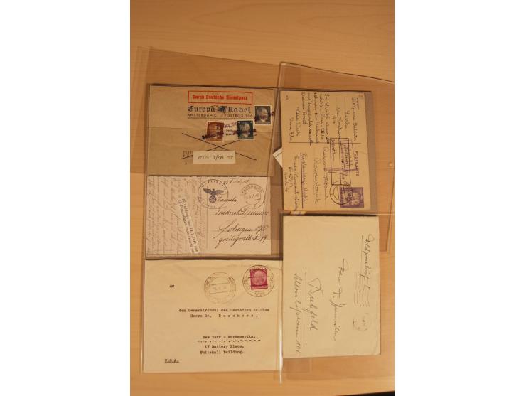 1938/45, Sammlung von etwa 250 nur besseren Belegen, beginnend mit Vorkrieg, Übungsfeldpost, Sudetenkrise, SS-Feldpost, Marin