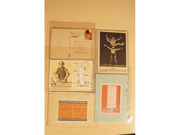 1938/45, Sammlung von etwa 250 nur besseren Belegen, beginnend mit Vorkrieg, Übungsfeldpost, Sudetenkrise, SS-Feldpost, Marin