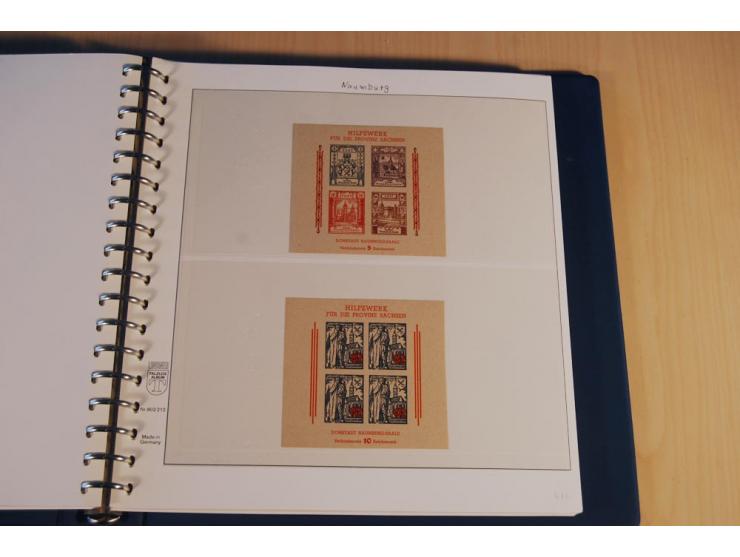 1945/46, nahezu ausschließlich postfrische Sammlung mit wenigen ungebrauchten, dabei eine Vielzahl guter Werte und Ausgaben m