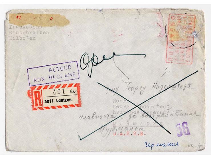 1949/68, 9 verschiedene Luftbrückenbelege, dazu 6 Postkriegsbelege, teils von außerhalb Berlins