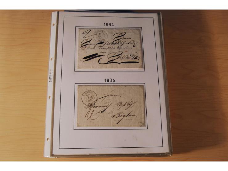 1849/2000, sehr umfangreiche und spezialisierte ungebrauchte/postfrische und gestempelte Sammlung mit vielen Briefen und etli