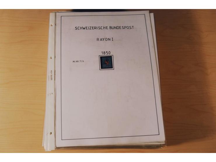 1849/2000, sehr umfangreiche und spezialisierte ungebrauchte/postfrische und gestempelte Sammlung mit vielen Briefen und etli