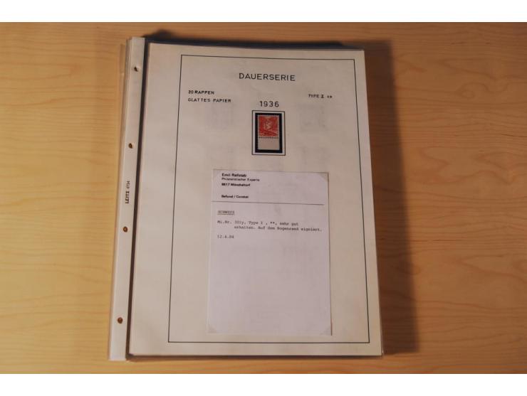 1849/2000, sehr umfangreiche und spezialisierte ungebrauchte/postfrische und gestempelte Sammlung mit vielen Briefen und etli