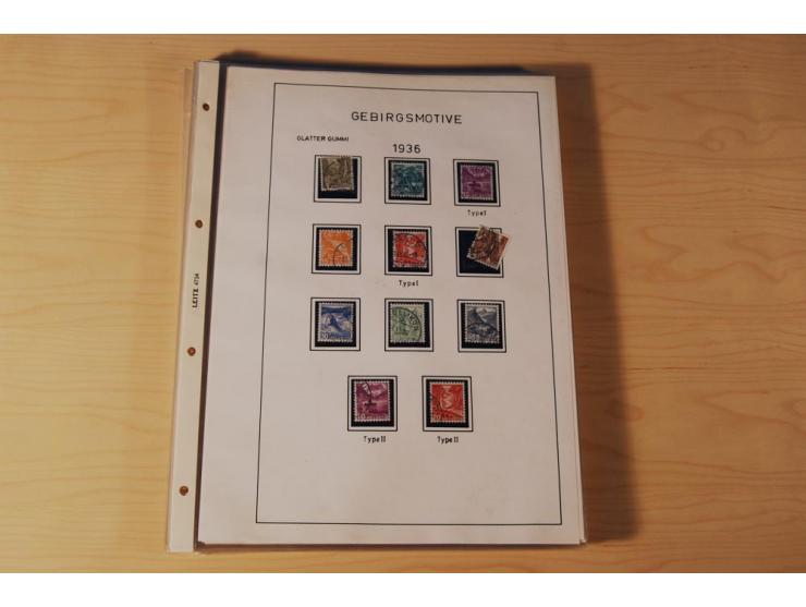 1849/2000, sehr umfangreiche und spezialisierte ungebrauchte/postfrische und gestempelte Sammlung mit vielen Briefen und etli