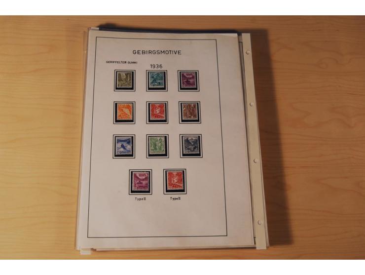 1849/2000, sehr umfangreiche und spezialisierte ungebrauchte/postfrische und gestempelte Sammlung mit vielen Briefen und etli