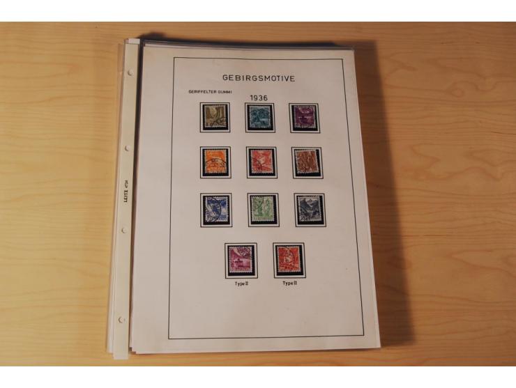 1849/2000, sehr umfangreiche und spezialisierte ungebrauchte/postfrische und gestempelte Sammlung mit vielen Briefen und etli
