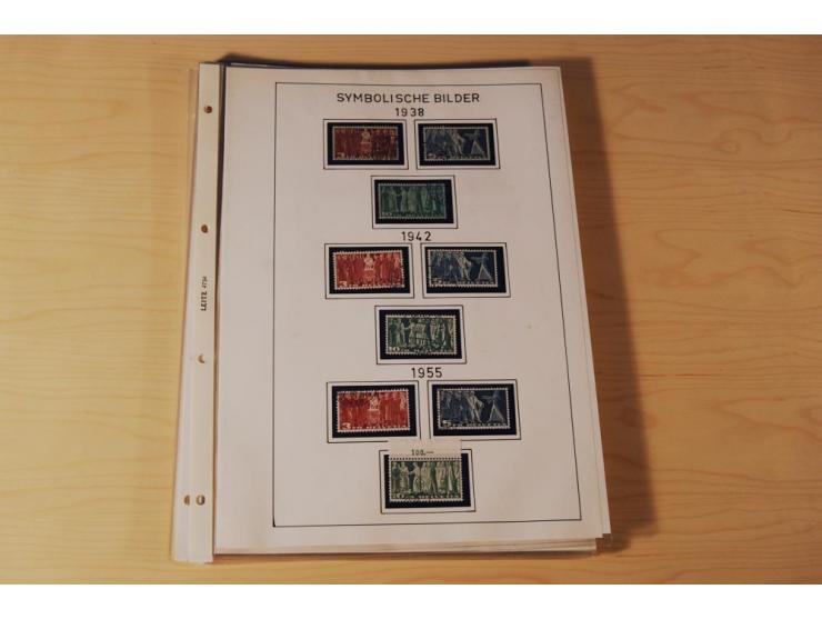 1849/2000, sehr umfangreiche und spezialisierte ungebrauchte/postfrische und gestempelte Sammlung mit vielen Briefen und etli