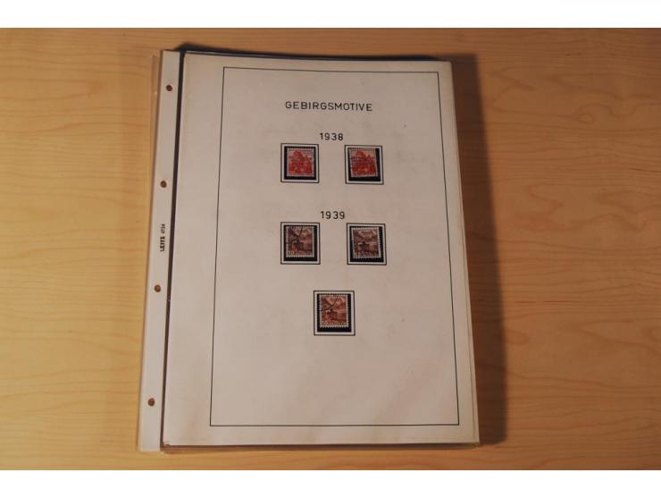 1849/2000, sehr umfangreiche und spezialisierte ungebrauchte/postfrische und gestempelte Sammlung mit vielen Briefen und etli