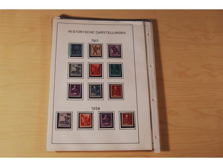 1849/2000, sehr umfangreiche und spezialisierte ungebrauchte/postfrische und gestempelte Sammlung mit vielen Briefen und etli