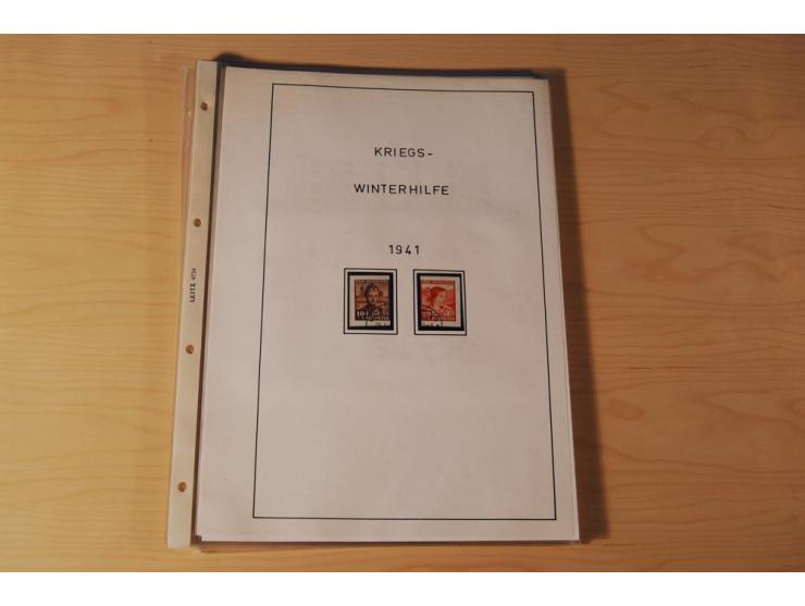1849/2000, sehr umfangreiche und spezialisierte ungebrauchte/postfrische und gestempelte Sammlung mit vielen Briefen und etli