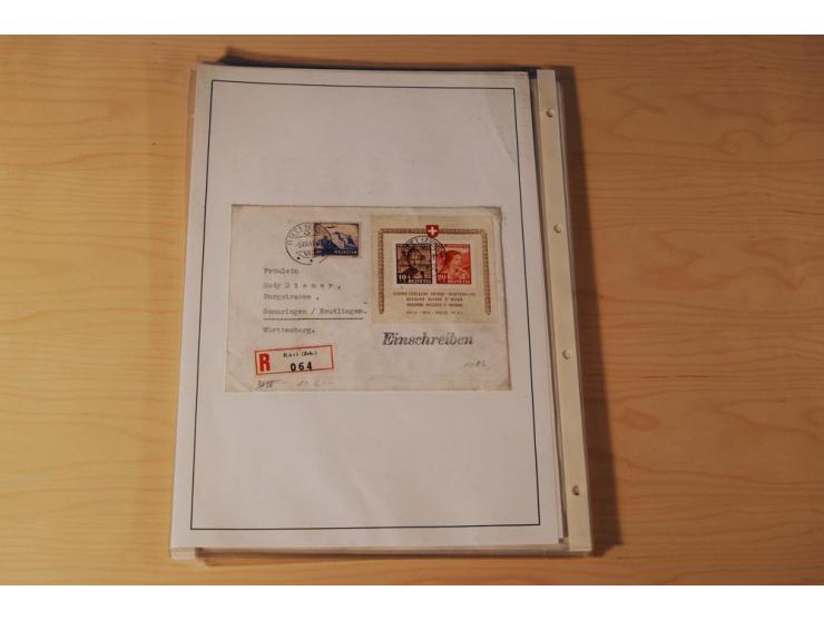 1849/2000, sehr umfangreiche und spezialisierte ungebrauchte/postfrische und gestempelte Sammlung mit vielen Briefen und etli