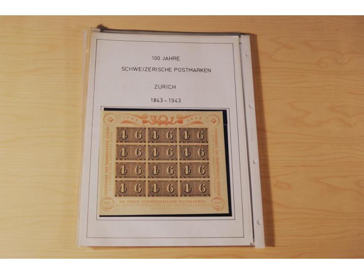 1849/2000, sehr umfangreiche und spezialisierte ungebrauchte/postfrische und gestempelte Sammlung mit vielen Briefen und etli