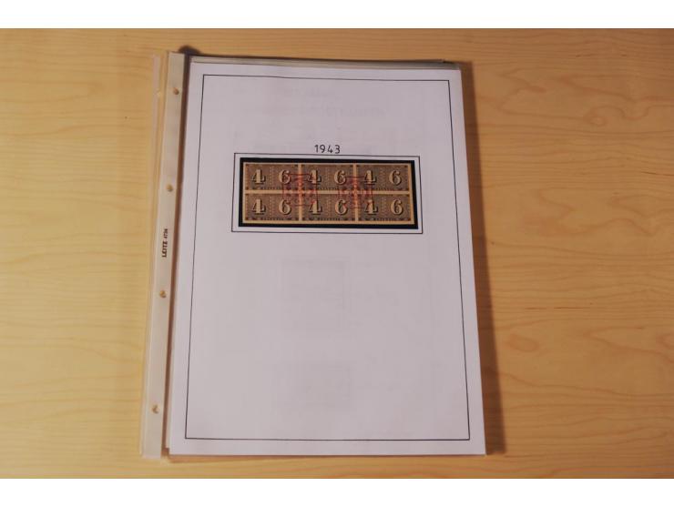 1849/2000, sehr umfangreiche und spezialisierte ungebrauchte/postfrische und gestempelte Sammlung mit vielen Briefen und etli