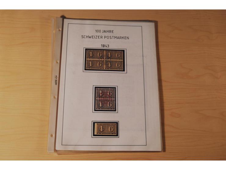 1849/2000, sehr umfangreiche und spezialisierte ungebrauchte/postfrische und gestempelte Sammlung mit vielen Briefen und etli