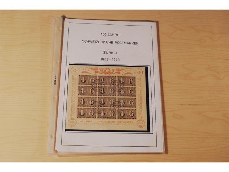 1849/2000, sehr umfangreiche und spezialisierte ungebrauchte/postfrische und gestempelte Sammlung mit vielen Briefen und etli