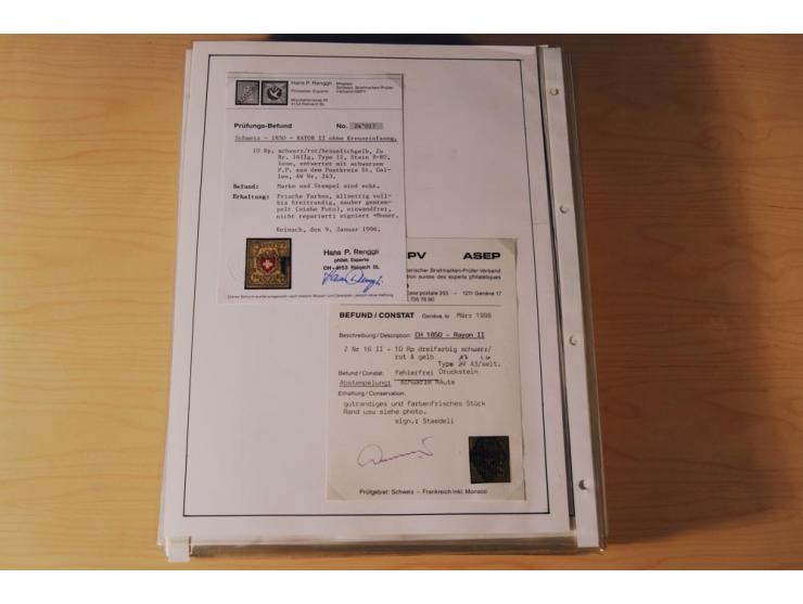 1849/2000, sehr umfangreiche und spezialisierte ungebrauchte/postfrische und gestempelte Sammlung mit vielen Briefen und etli