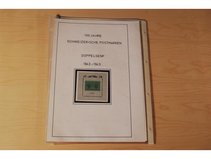 1849/2000, sehr umfangreiche und spezialisierte ungebrauchte/postfrische und gestempelte Sammlung mit vielen Briefen und etli