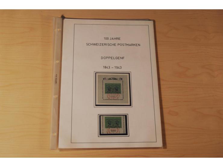 1849/2000, sehr umfangreiche und spezialisierte ungebrauchte/postfrische und gestempelte Sammlung mit vielen Briefen und etli