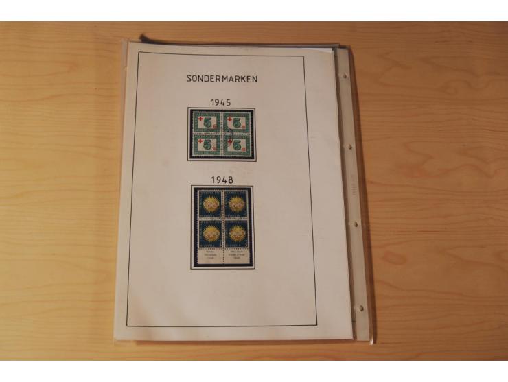 1849/2000, sehr umfangreiche und spezialisierte ungebrauchte/postfrische und gestempelte Sammlung mit vielen Briefen und etli