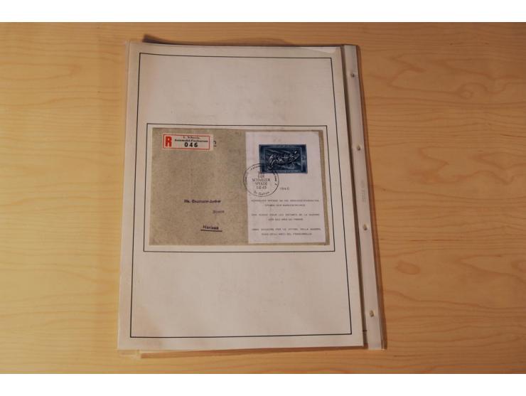 1849/2000, sehr umfangreiche und spezialisierte ungebrauchte/postfrische und gestempelte Sammlung mit vielen Briefen und etli
