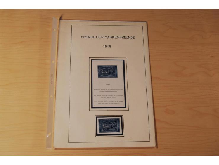 1849/2000, sehr umfangreiche und spezialisierte ungebrauchte/postfrische und gestempelte Sammlung mit vielen Briefen und etli