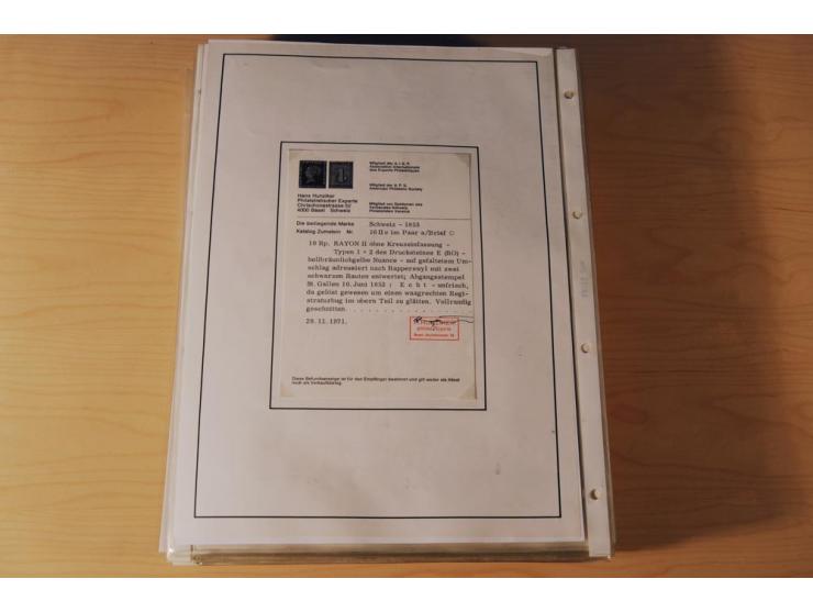 1849/2000, sehr umfangreiche und spezialisierte ungebrauchte/postfrische und gestempelte Sammlung mit vielen Briefen und etli