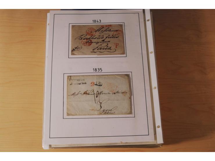 1849/2000, sehr umfangreiche und spezialisierte ungebrauchte/postfrische und gestempelte Sammlung mit vielen Briefen und etli