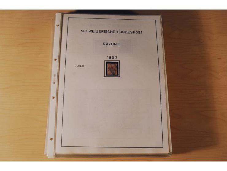 1849/2000, sehr umfangreiche und spezialisierte ungebrauchte/postfrische und gestempelte Sammlung mit vielen Briefen und etli