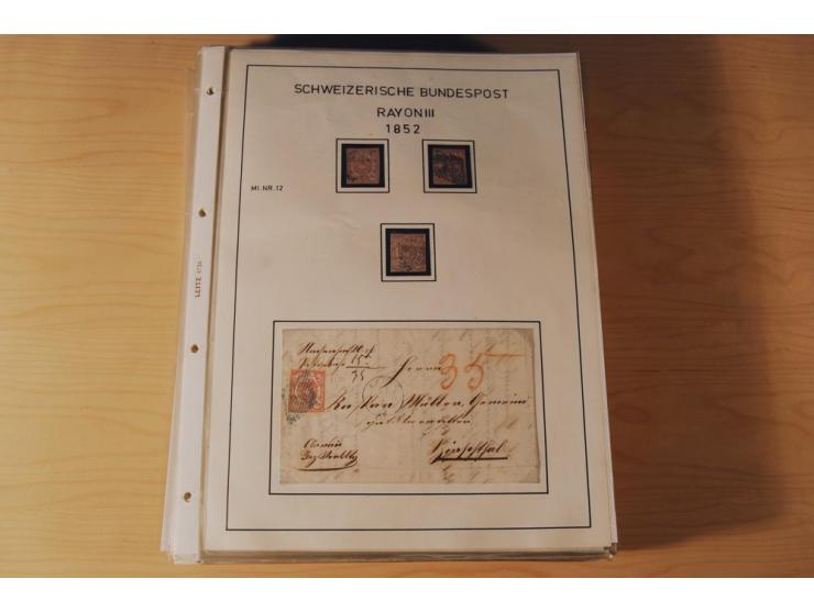 1849/2000, sehr umfangreiche und spezialisierte ungebrauchte/postfrische und gestempelte Sammlung mit vielen Briefen und etli