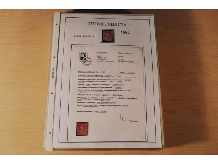 1849/2000, sehr umfangreiche und spezialisierte ungebrauchte/postfrische und gestempelte Sammlung mit vielen Briefen und etli