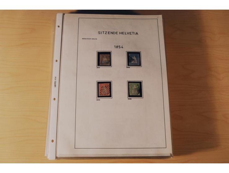1849/2000, sehr umfangreiche und spezialisierte ungebrauchte/postfrische und gestempelte Sammlung mit vielen Briefen und etli