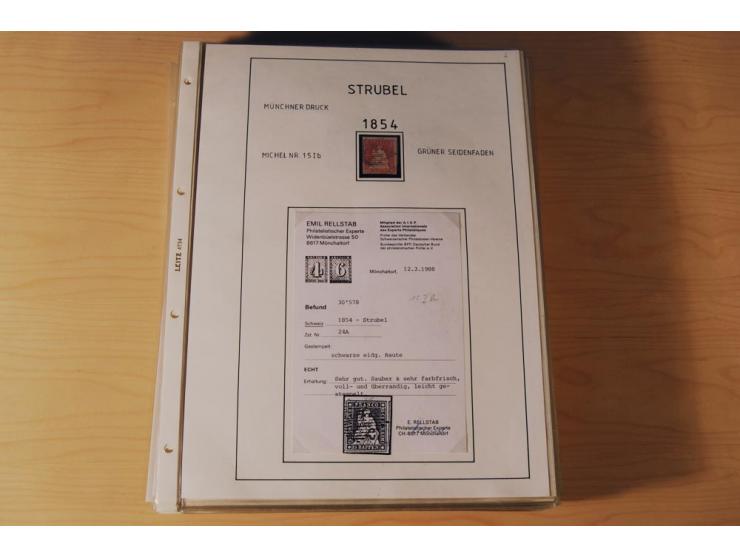 1849/2000, sehr umfangreiche und spezialisierte ungebrauchte/postfrische und gestempelte Sammlung mit vielen Briefen und etli