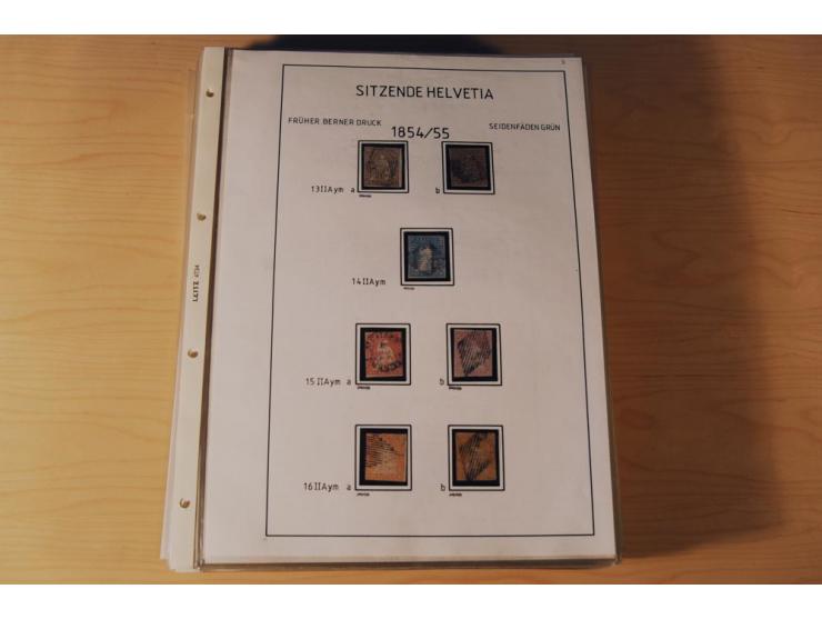 1849/2000, sehr umfangreiche und spezialisierte ungebrauchte/postfrische und gestempelte Sammlung mit vielen Briefen und etli