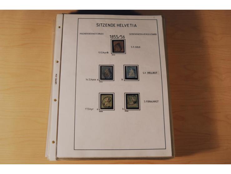 1849/2000, sehr umfangreiche und spezialisierte ungebrauchte/postfrische und gestempelte Sammlung mit vielen Briefen und etli