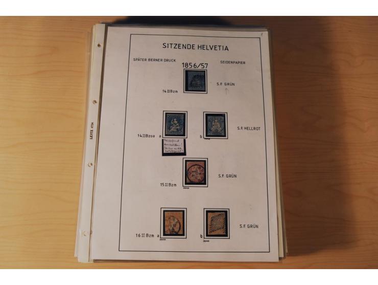 1849/2000, sehr umfangreiche und spezialisierte ungebrauchte/postfrische und gestempelte Sammlung mit vielen Briefen und etli